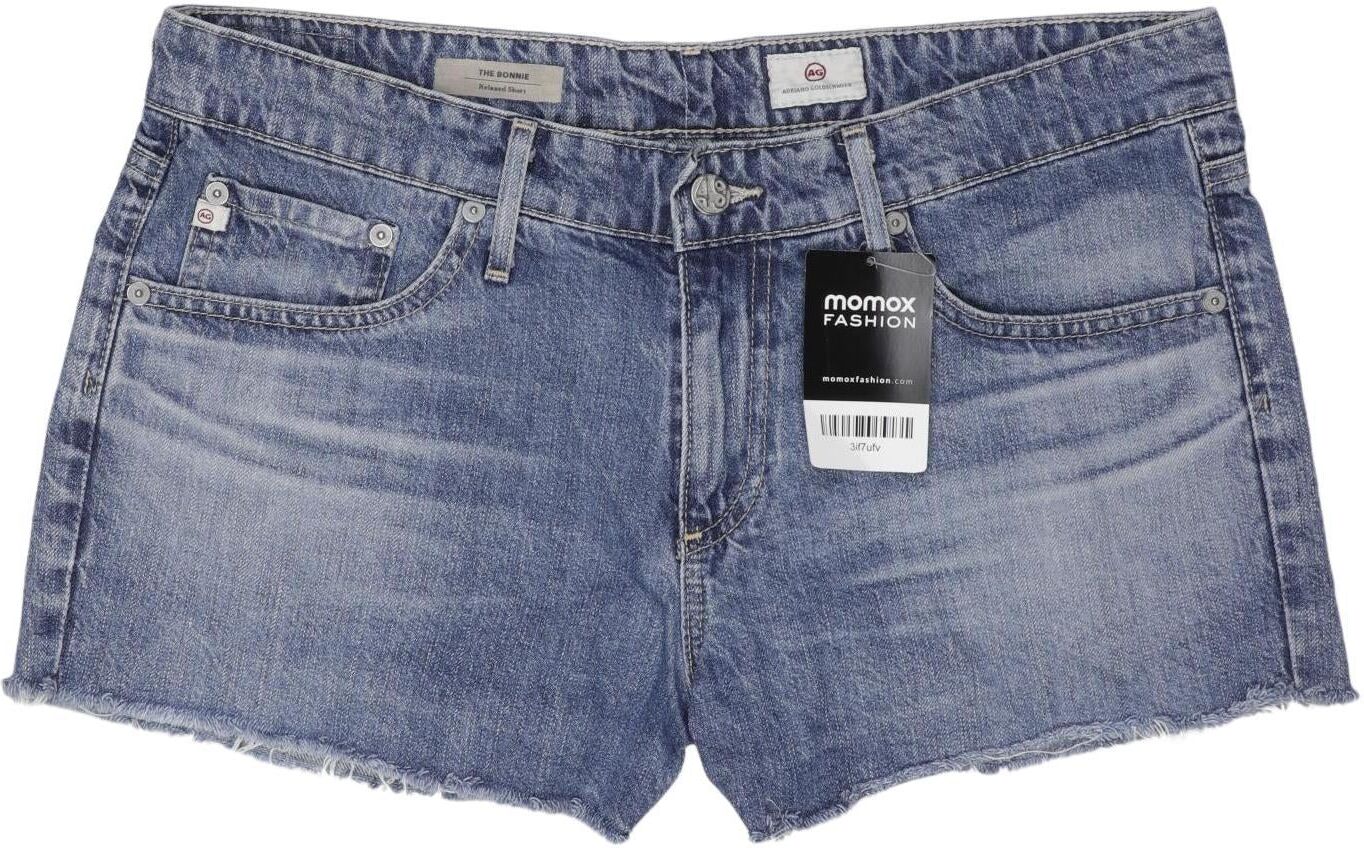 AG Adriano Goldschmied Damen Shorts, Blau, Gr. W29, Baumwolle - Second Hand