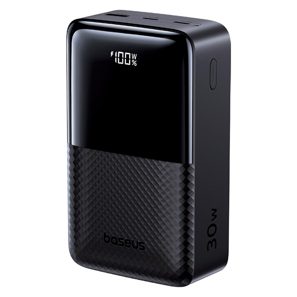 Baseus LiPo-Powerbank 30.000 mAh, 30 W, USB-A, USB-C, Bipow2 Pro, schwarz, EnerFill FP51 (30000 mAh, 30 W) (E0034400)