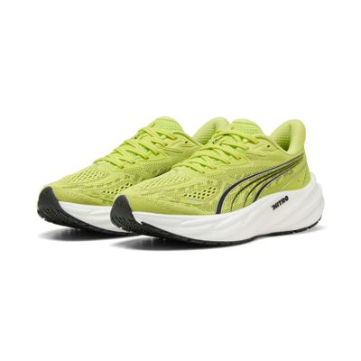 Laufschuh PUMA "VELOCITY NITRO 5 WNS", Damen, Gr. 42, Textil, sunny lime, puma schwarz, Schuhe Laufschuh, reaktionsfreudige NITROFOAM™ Dämpfung für jedes Tempo und Distanz