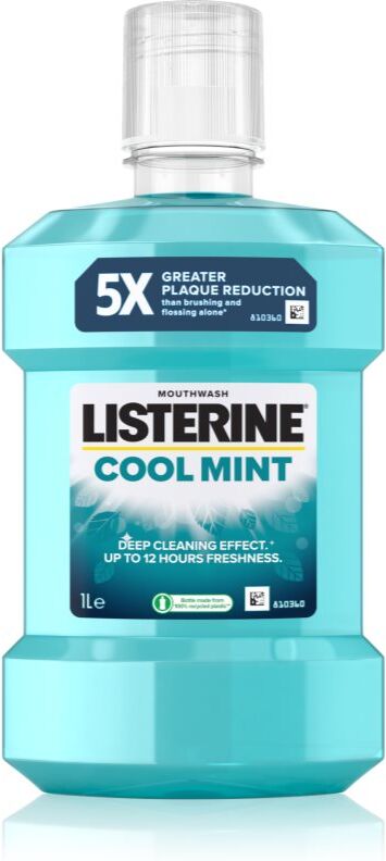 Listerine Cool Mint Mundspülung für frischen Atem 1000 ml
