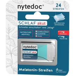 NYTEDOC Schlaf akut Melatonin Streifen 24 St