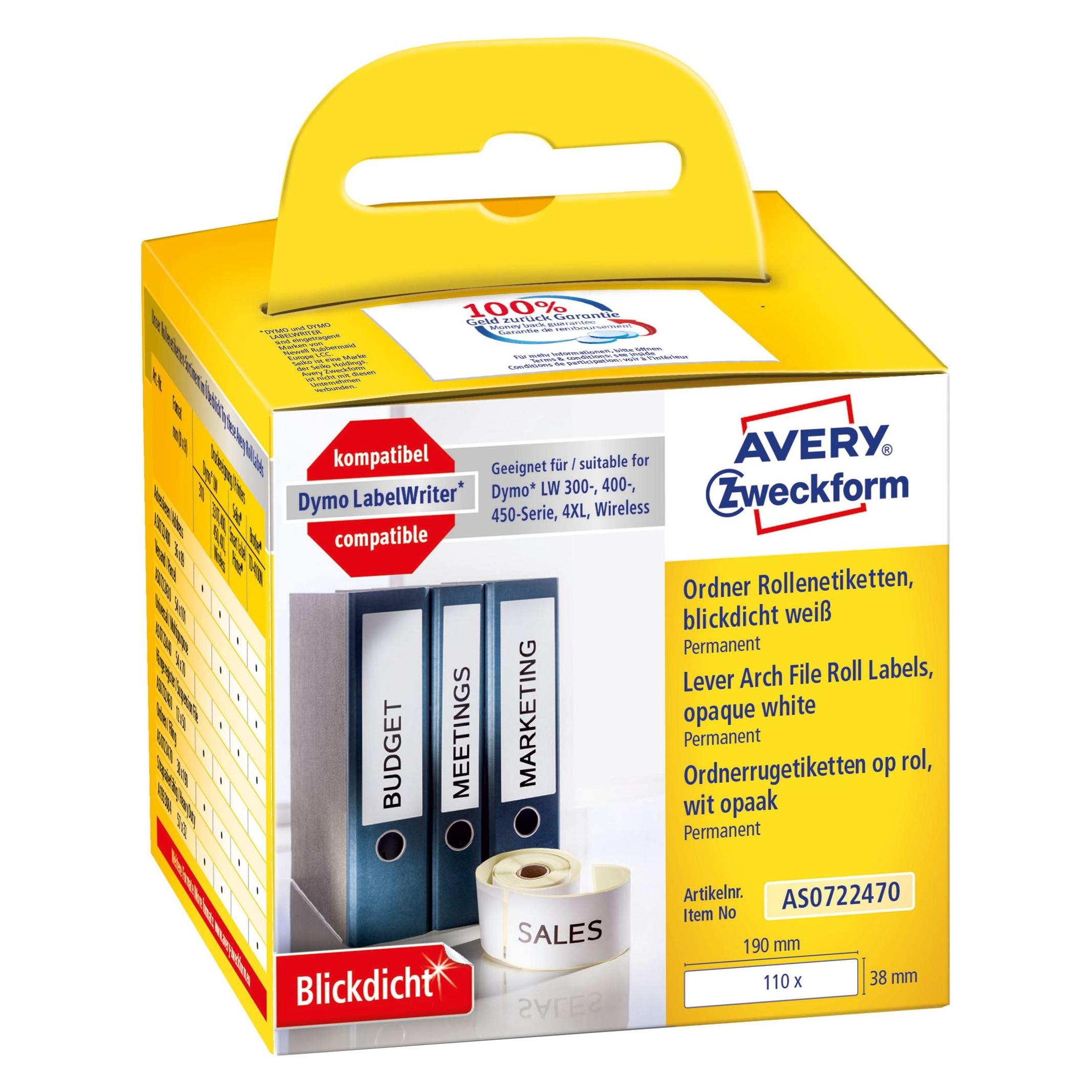 Avery Rollenetiketten (AS0722470)