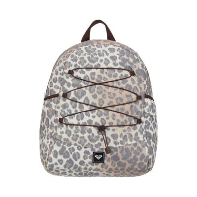 Daypack ROXY "Urban Nomad Cord 17L", Damen, grau (wild side axs), Kunstfaser, Rucksäcke
