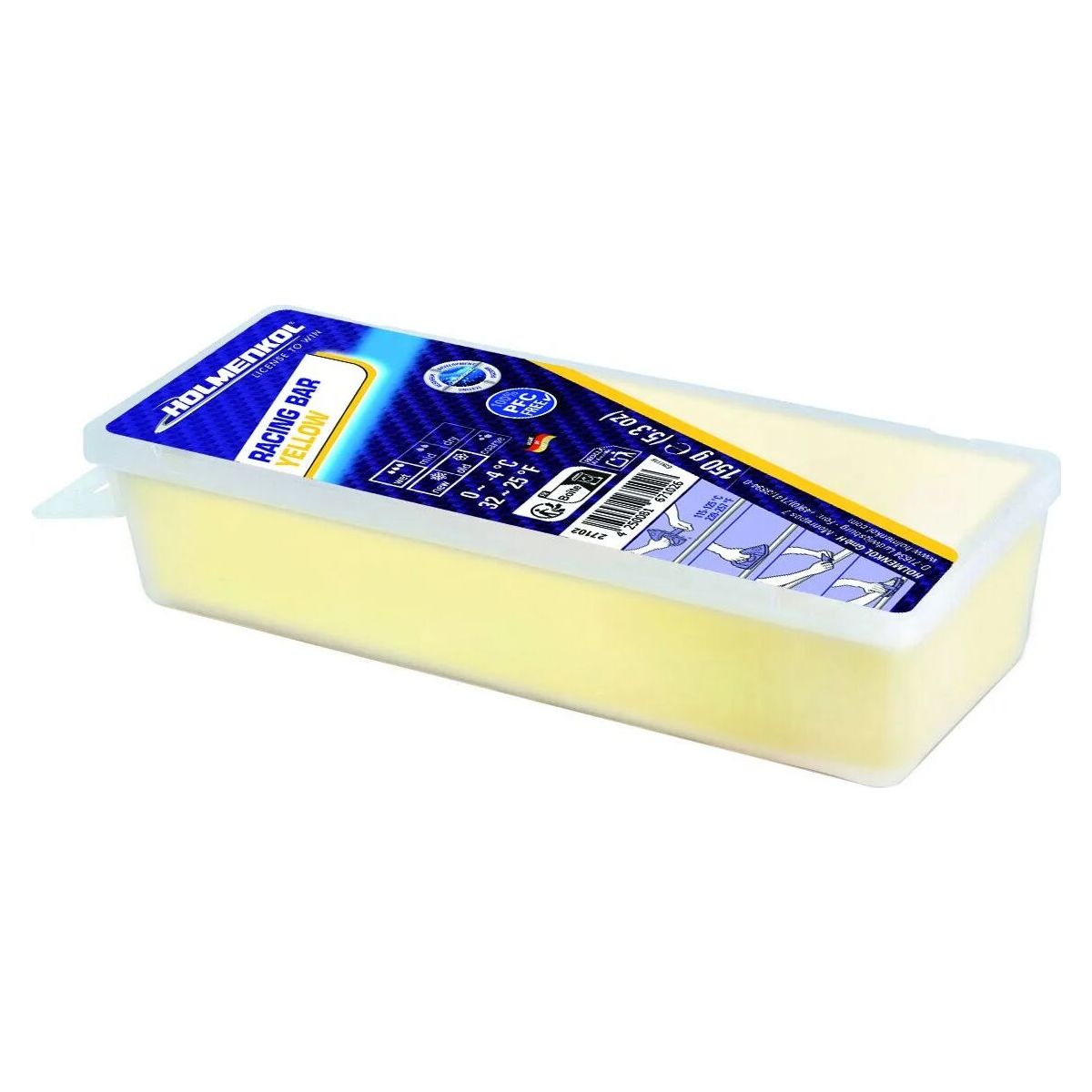 Holmenkol Racing Bar Yellow 150g 27102