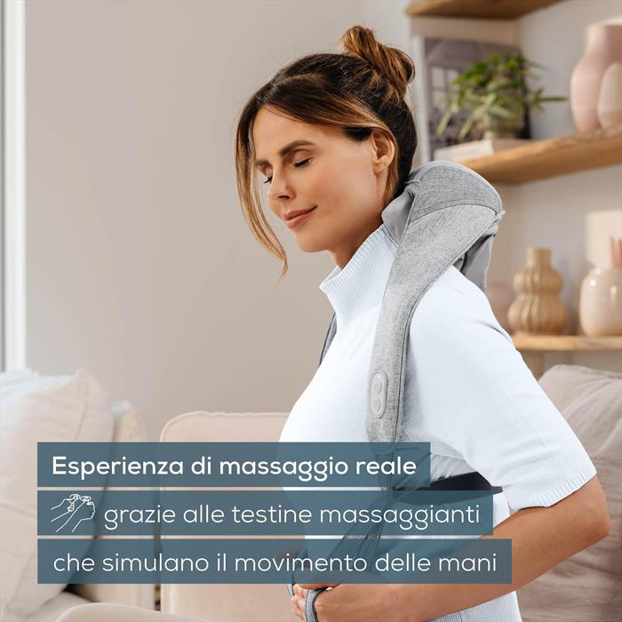 BEURER Massaggiatore Cervicale Senza Fili Mg 154-grigio
