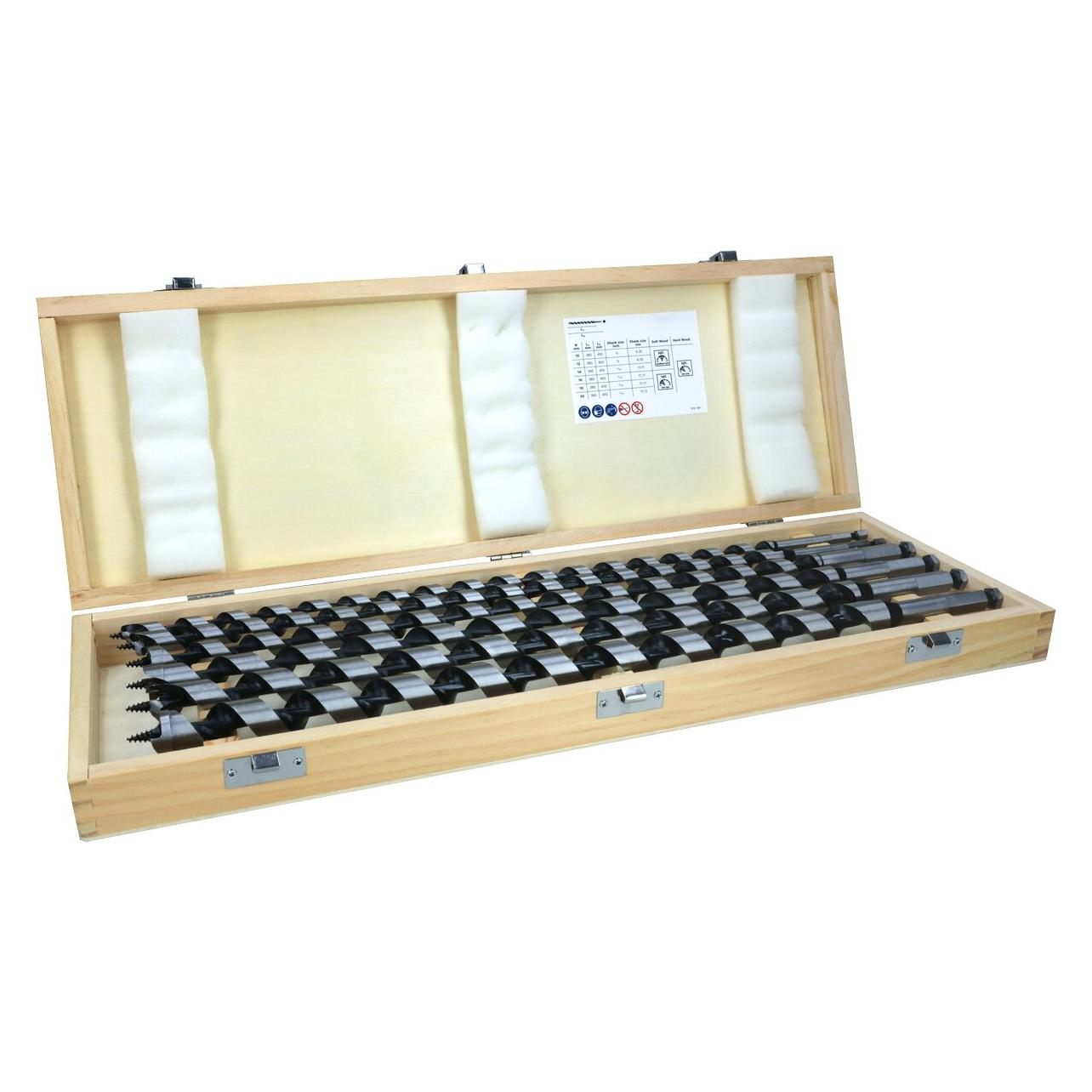 Bosch Professional Zubehör PRO Wood Holzschlangenbohrer-Set, 6-tlg. (2607019323)