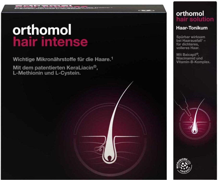 Orthomol Hair Solution Tonikum + Orthomol Hair Intense Kapseln
