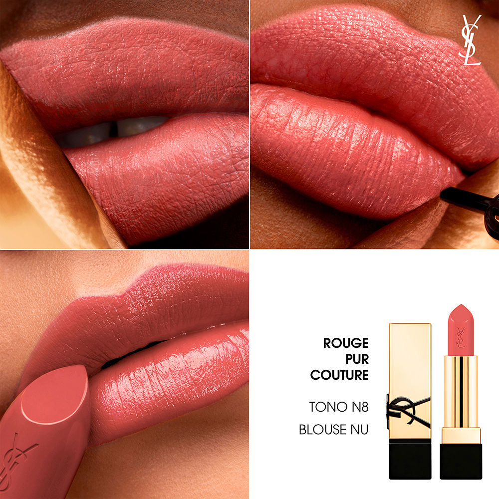 Yves Saint Laurent Rouge Pur Couture #O8-Bitten Brown