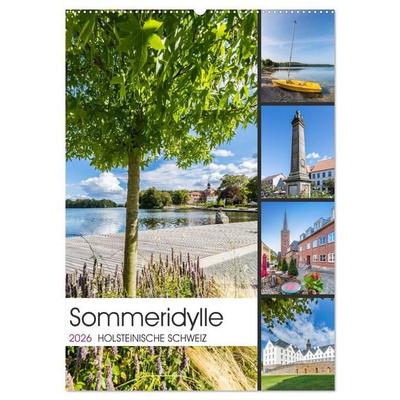HOLSTEINISCHE SCHWEIZ Sommeridylle (Wandkalender 2026 DIN A2 hoch), CALVENDO Monatskalender