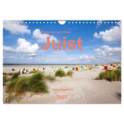 Juist - Momente einer Reise (Wandkalender 2027 DIN A4 quer), CALVENDO Monatskalender