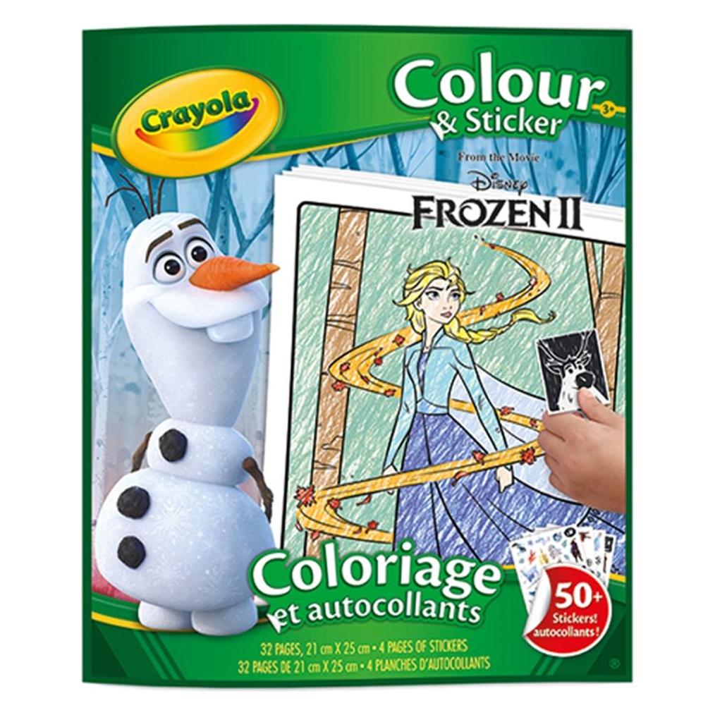 Crayola Mal- und Stickerbuch (50 Sticker) (04-5864-E-000)