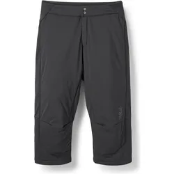 Rab, Herren, Funktionsunterhose, Xenair 3/4 Pants - Thermounterwäsche - Herren (XL), Schwarz, XL