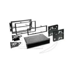 ACV 281145-04 1-DIN / 2-DIN Radioblende Chrysler, Jeep schwarz mit Ablagefach...