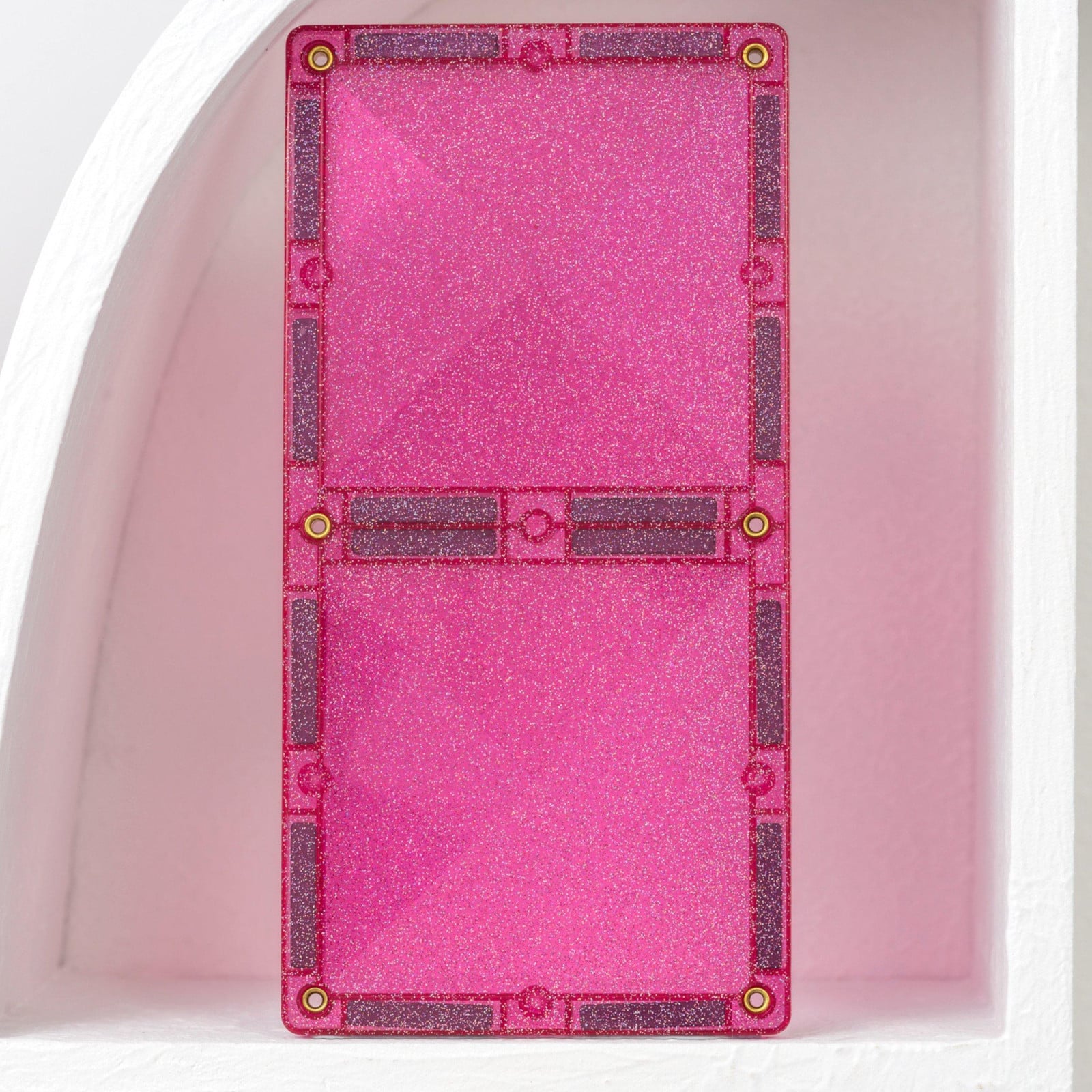 Connetix Tiles Eenhoorn magnetische bouwstenen met glitter, 56 stuks