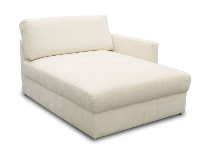 Domo Longchair »Sonderburg« rechts - 115x150x86cm - creme -