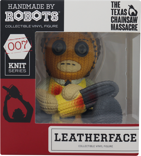 Handmade by Robots The Texas Chainsaw Massacre Leatherface Vinyl Figure, 5 inches tall, Official Horror Collectable