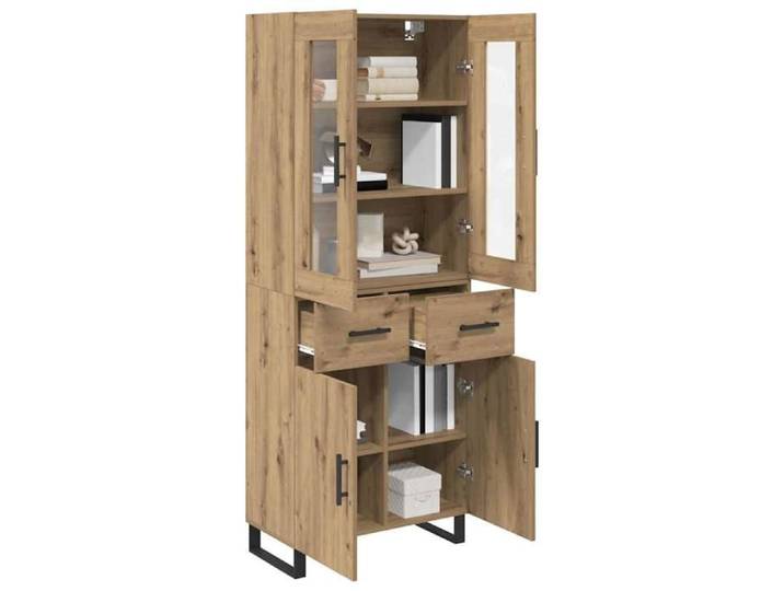 VIDAXL - Armoire haut intérieur Haut Armoire - 2 pcs - Chêne artisanal - 69 5x34x180 cm 424756 Assemblage requis