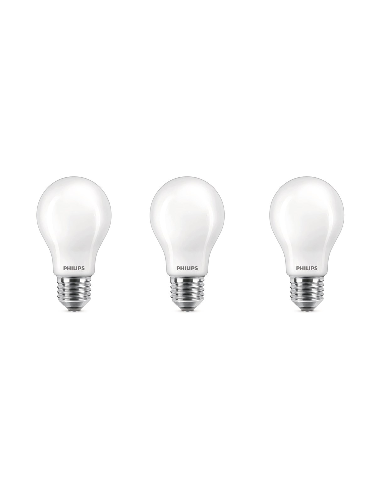 Philips LED-Lampe 7W/827 (60W) Frosted 3-pak E27