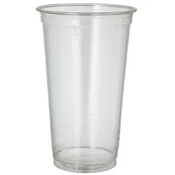 1920x PLA-Becher, Kaltgetränkebecher, `pure` 0,5 l glasklar Plastikbecher