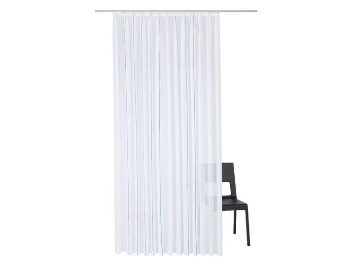 Vorhang WIRTH Betsy Gr. 1, blau, B:300cm H:120cm, Polyester, Gardinen, Vorhang, Store