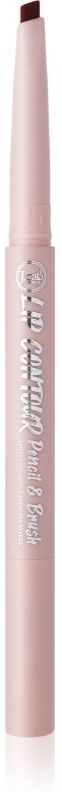 J.Cat Beauty Lip Contour contour lip pencil with brush shade Wild Burgundy 0.22 g