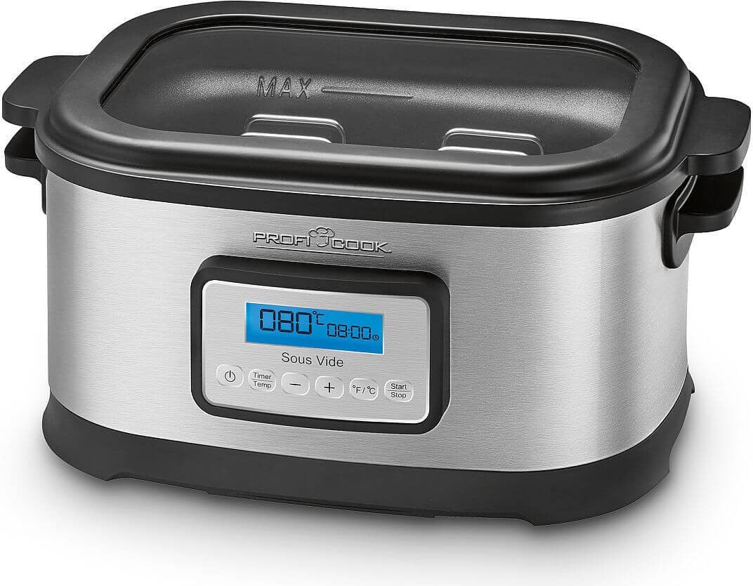 ProfiCook Sous Vide-koker PC-SV 1112 met 8,5 liter inhoud en 72-uurs timer