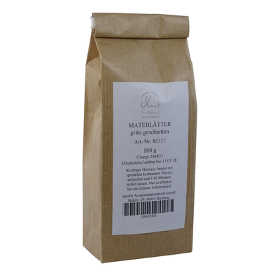 ApoFit Medizin- und Naturprodukte GmbH MATEBLÄTTER grün Matetee 100 g 08465365