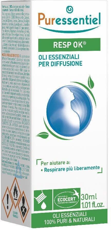 PURESSENTIEL Oli Essenziali Per Diffusione Respirazione 30ml 
