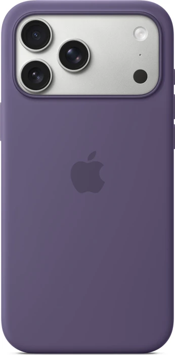 Apple Silikonhülle mit MagSafe auf iPhone 17 Pro Max Nebel lila