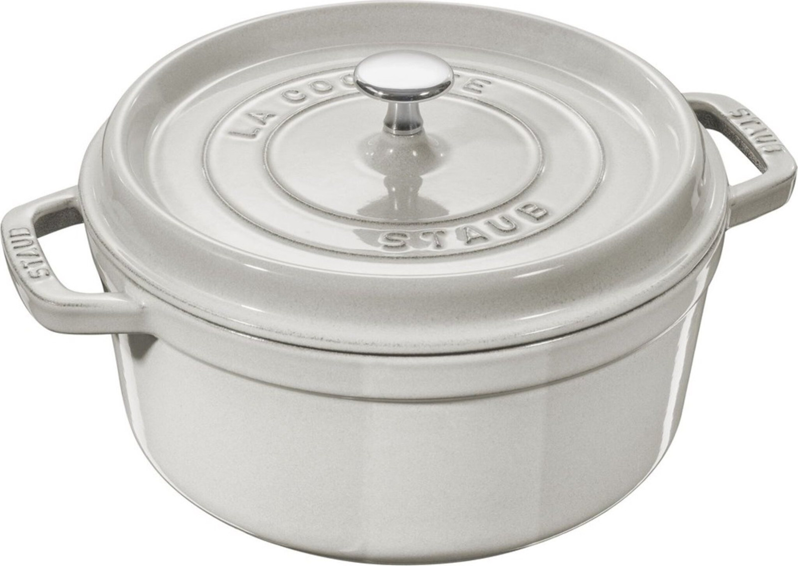 Staub Cocotte Rond White Truffle 26cm