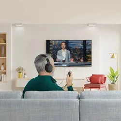 HAMA Fernseh-Kopfhörer, Over-Ear, 6m-Kabel