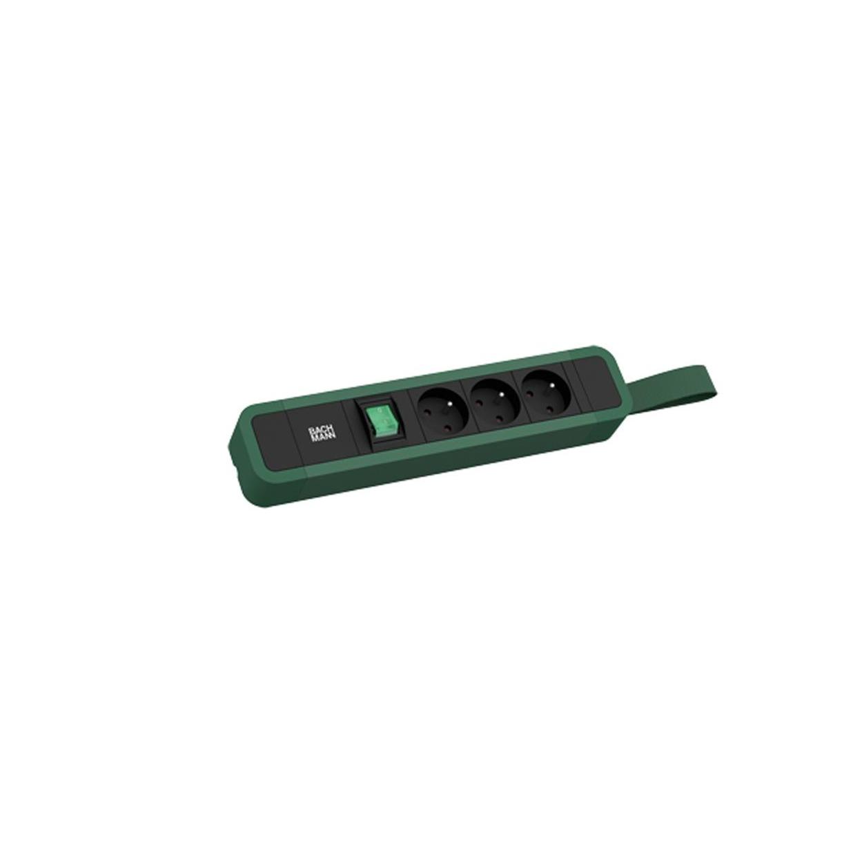 Bachmann BACH Steckdosenleiste (3x, CEE 7/5, 2 m) (350.241)
