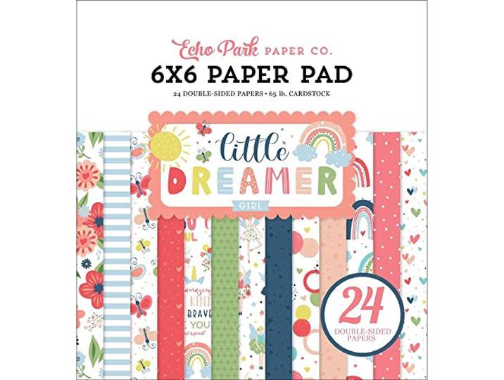 Echo Park Paper, Little Dreamer Girl 6x6 papier pad