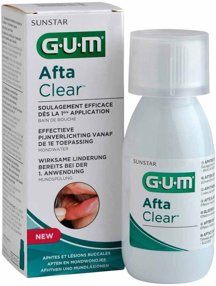 GUM AftaClear Mundspülung 120ml