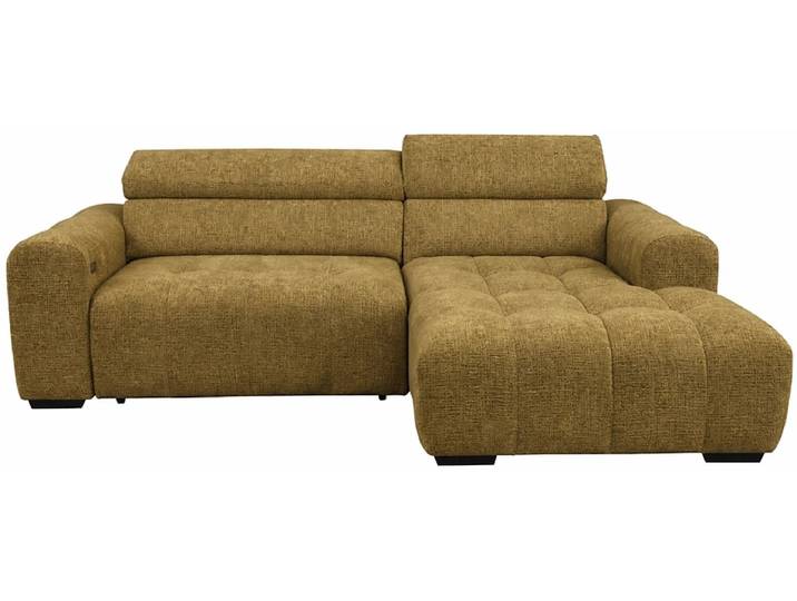 Ecksofa ZONDA Stoff olivgrün