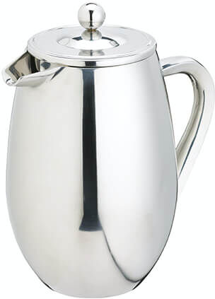 La Cafetiere 3 Cup Double Wall Cafetiere Stainless Steel