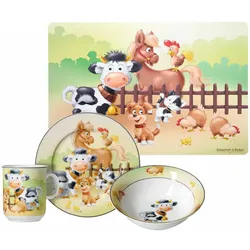 Ritzenhoff & Breker HOFTIERE Kindergeschirr mit Platzset