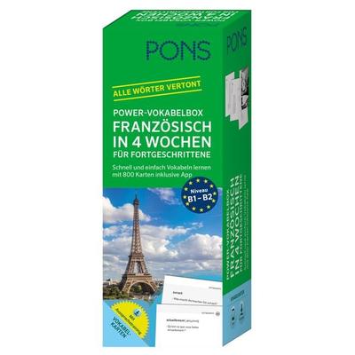 PONS Power-Vokabelbox Französisch in 4 Wochen für Fortgeschrittene, Taschenbuch von , PONS Langenscheidt GmbH, 978-3-12-562997-4