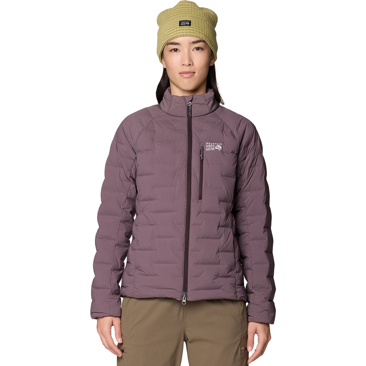 Mountain Hardwear W Stretchdown Jacket purple sage (574) S 216641-574-S