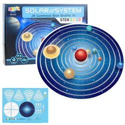 DIY-Lernset aus Kunststoff mit Planeten des Sonnensystems