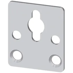 Siemens 8GK9910-0KK36 ALPHA DIN Schrankbefestigungslasche gerade, IP43/IP55 (1 Satz=4 Stück) 8GK99100KK36  - 5 Stück