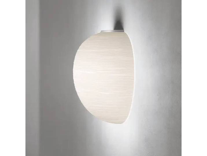 Foscarini Designer Wandleuchte Rituals, dimmbar, weiß / opal, für Wohn- / Esszimmer, Glas, Design