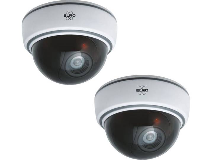 ELRO CDD15F Indoor Dummy Dome Camera met Flash Light - 2 Pack