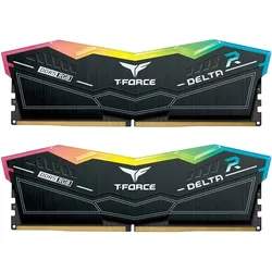 Team Group Delta RGB (2 x 16GB, 6000 MHz, DDR5-RAM, DIMM), RAM, Schwarz