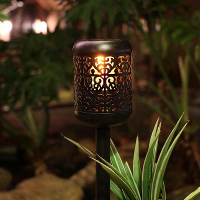 Everyday Crate Solar Lotus Branch Garden Lights With Flickering Flame Effect For Outdoor Pathway Decor Solar Lotus Branch Garden Lights With Flickering Flame Effect For Outdoor Pathway Decor