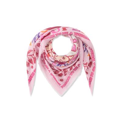 Modetuch CODELLO "Codello Tuch", Damen, pink, Obermaterial: 100% Baumwolle CO., Modetücher, Baumwoll-Beau