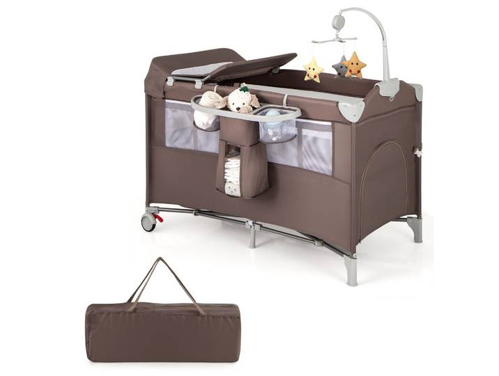 BEISTELLBETT Braun