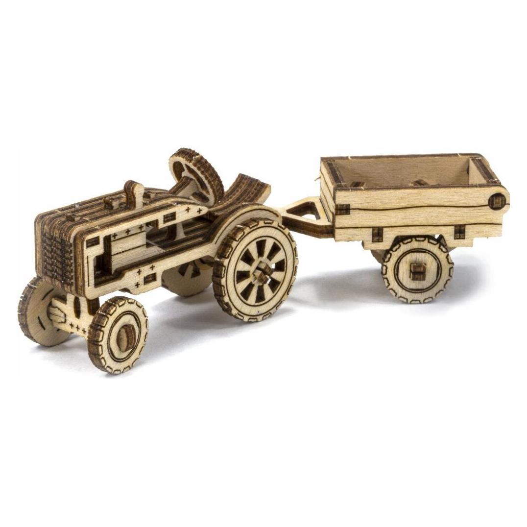 WoodenCity Retro Tractor + Trailer (MB-005)