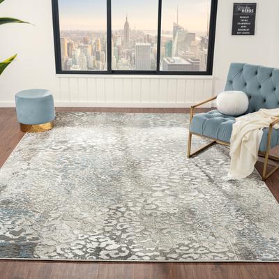 KALATY N Natori Serengeti Leopard Area Rug