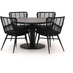 Intenso Asti/La Fonte Ø 120 cm Gartenmöbel-Set 5-teilig